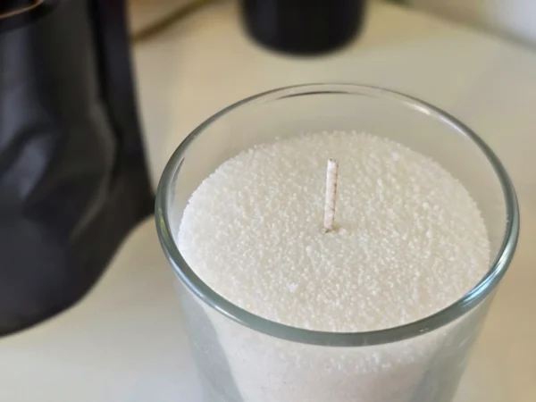 Powder candle white crystal pearls